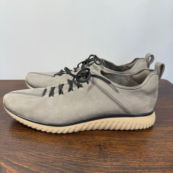 Cole Haan Grand OS Suede Men's Casual Shoes C26346 Grey size 9.5 - Picture 4 of 8
